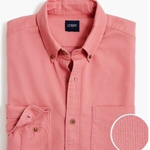 J. Crew Factory Textured corduroy shirt • size large• NWT • weathered rose